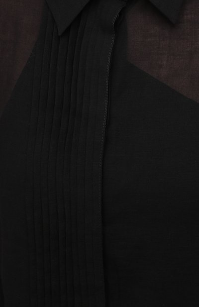 Блузка из хлопка и кашемира ANN DEMEULEMEESTER, арт. 2002-2010-P-121-099, фото 5