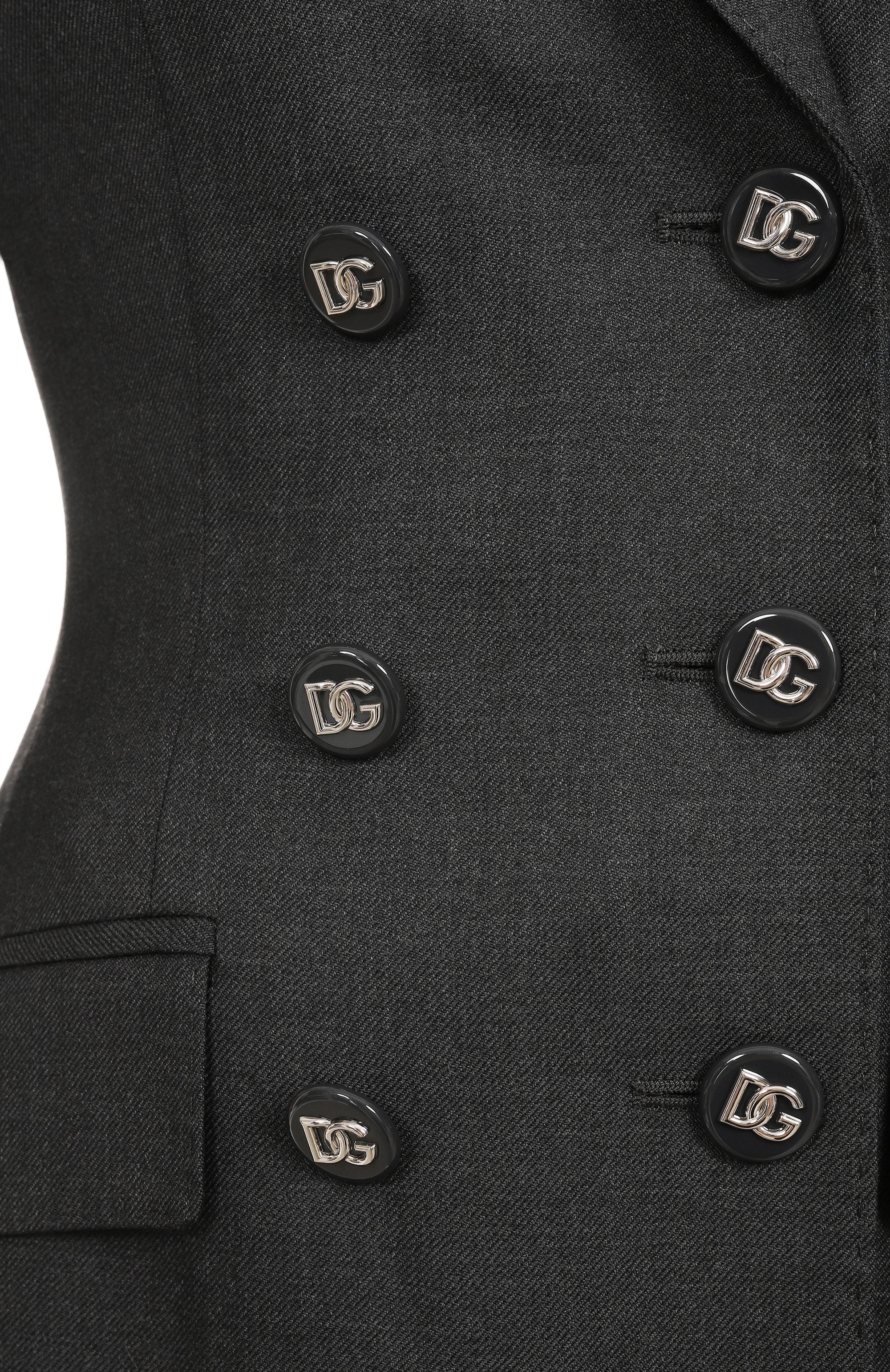 Шерстяное пальто DOLCE & GABBANA, арт. F0W2CT/FU287, фото 6