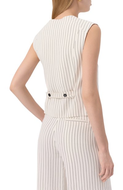 Жилет из вискозы и льна LOULOU DE SAISON, арт. VANUA, фото 4