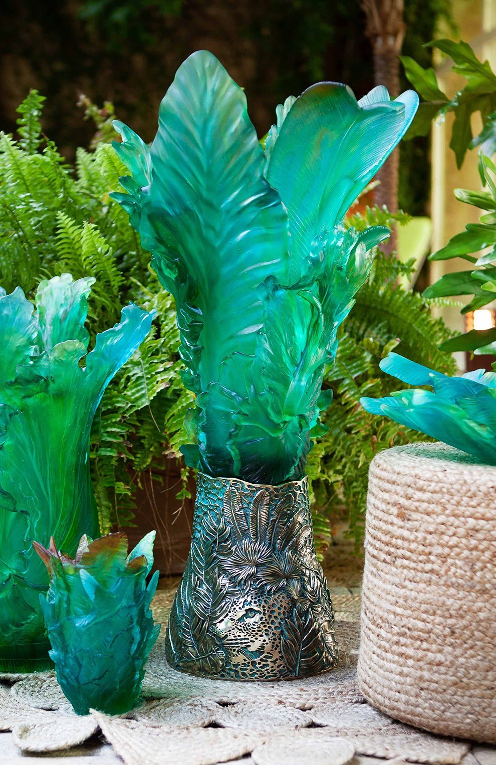 Ваза tropical voyage DAUM зеленого цвета по цене 465500 руб., арт. 05768, фото 3 Ваза tropical voyage DAUM, арт. 05768, фото 3