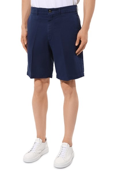 Шорты изо льна и хлопка BRUNELLO CUCINELLI, арт. M291DU0010, фото 3