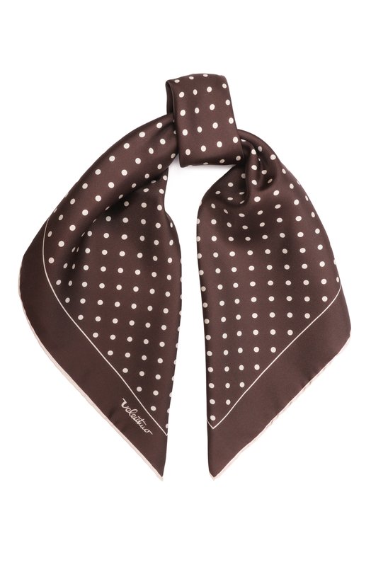 Шелковый платок Valentino 8W2EI114/XHD Коричневый 8W2EI114/XHD