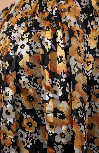 Шелковое платье SAINT LAURENT, арт. 644234/Y5C91, фото 5