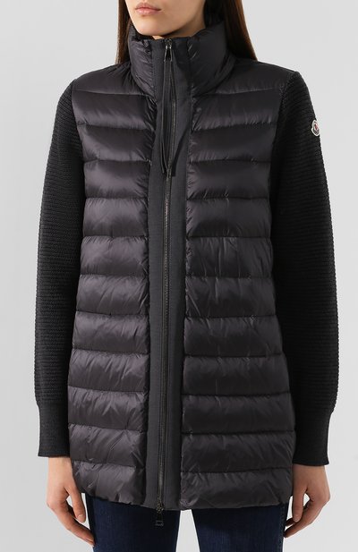Пуховая куртка MONCLER темно-серого цвета по цене 99600 руб., арт. E2-093-94558-00-A9018, фото 3 Пуховая куртка MONCLER, арт. E2-093-94558-00-A9018, фото 3