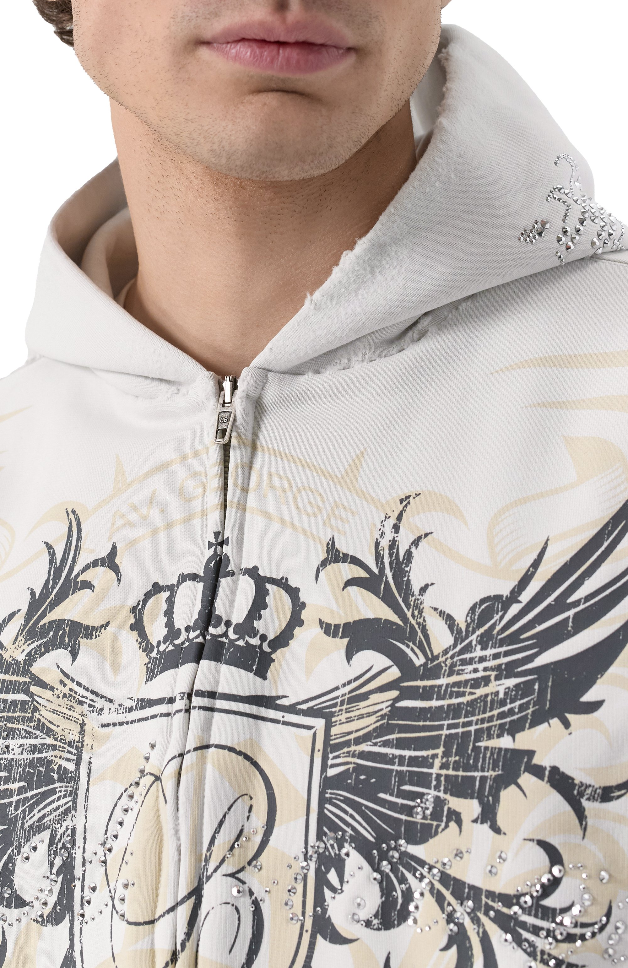 Хлопковая толстовка BALENCIAGA, арт. 803264/TRVR6, фото 5