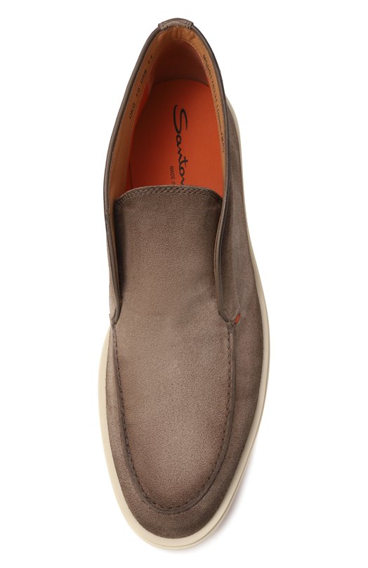 Замшевые ботинки Detroit Santoni MGDG17823TICBGEX Бежевый  MGDG17823TICBGEX Фото 6