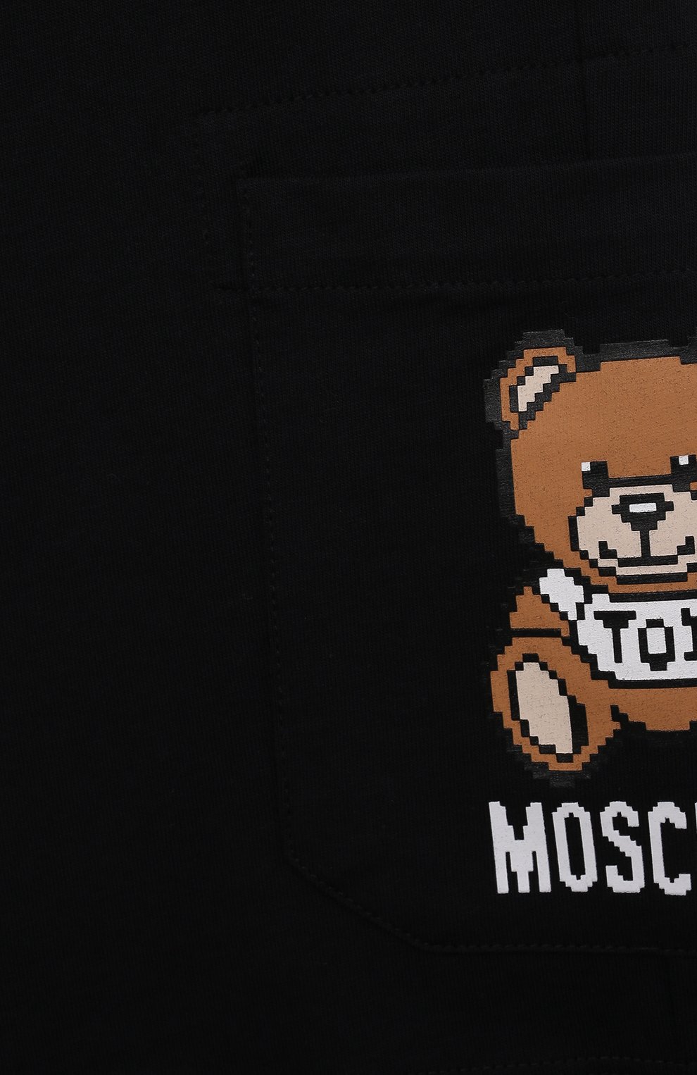 Хлопковые шорты MOSCHINO, арт. HUQ010/LAA23/4A-8A, фото 3