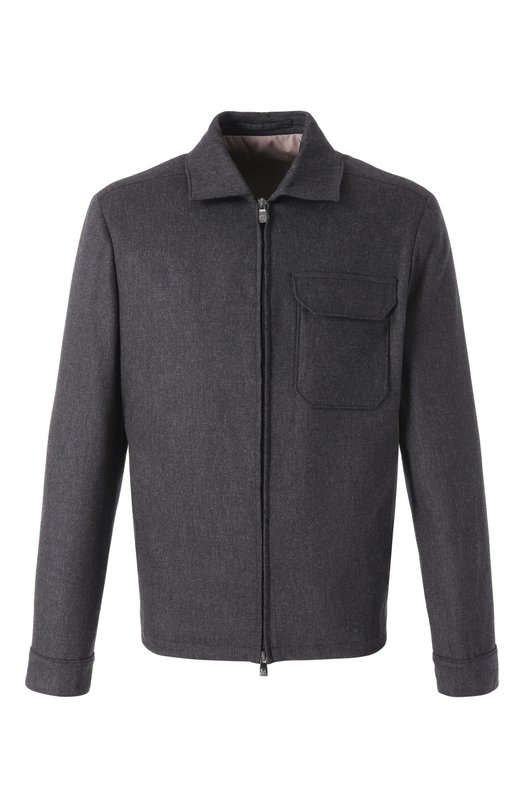 Шерстяная куртка Corneliani 94L534-9418540 Серый 94L534-9418540