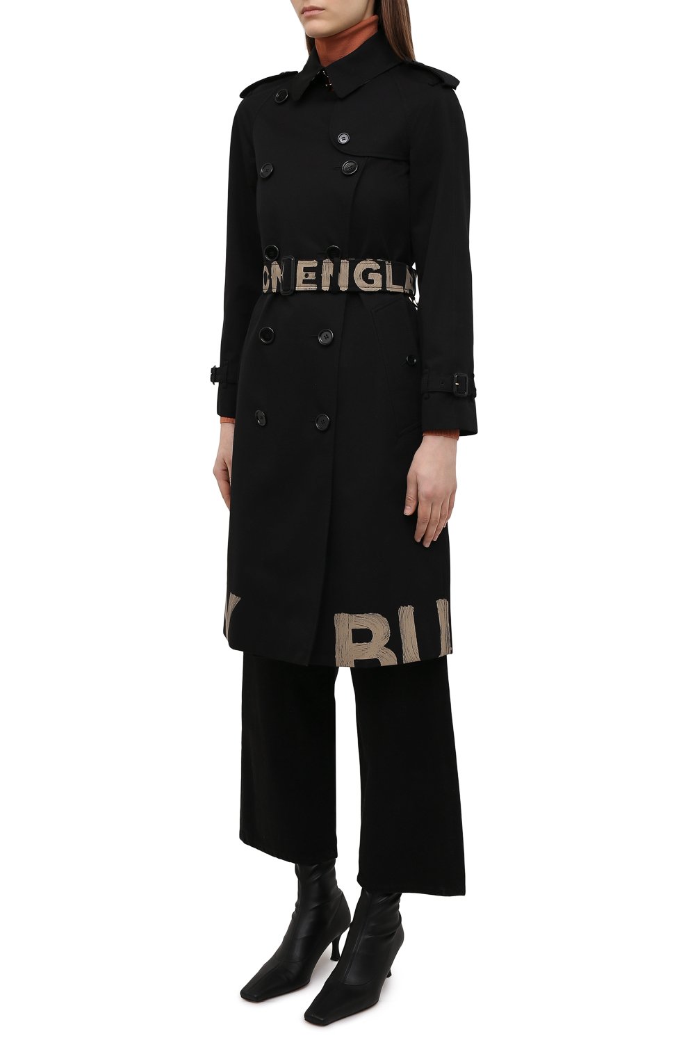 Хлопковый тренч BURBERRY, арт. 8038149, фото 3