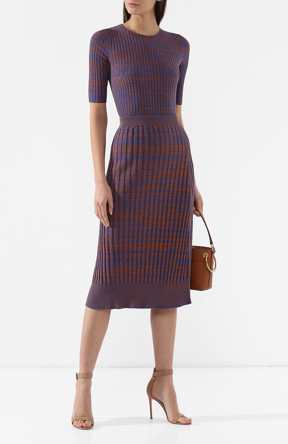 Хлопковый топ JIL SANDER NAVY разноцветного цвета по цене 26800 руб., арт. JNWM7536C/JMY2401E, фото 2 Хлопковый топ JIL SANDER NAVY, арт. JNWM7536C/JMY2401E, фото 2