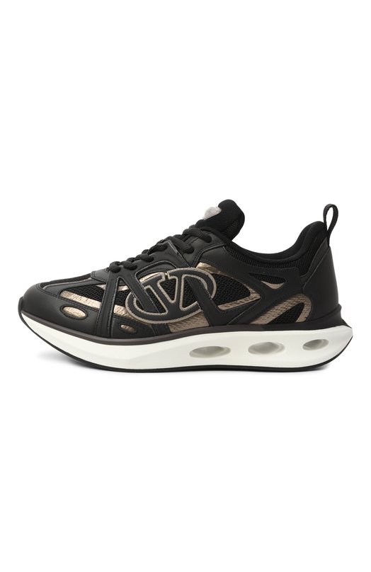 Комбинированные кроссовки VLogo Easyjog Valentino 5Y0S0I25FWS/ Чёрный  5Y0S0I25FWS/ Фото 2