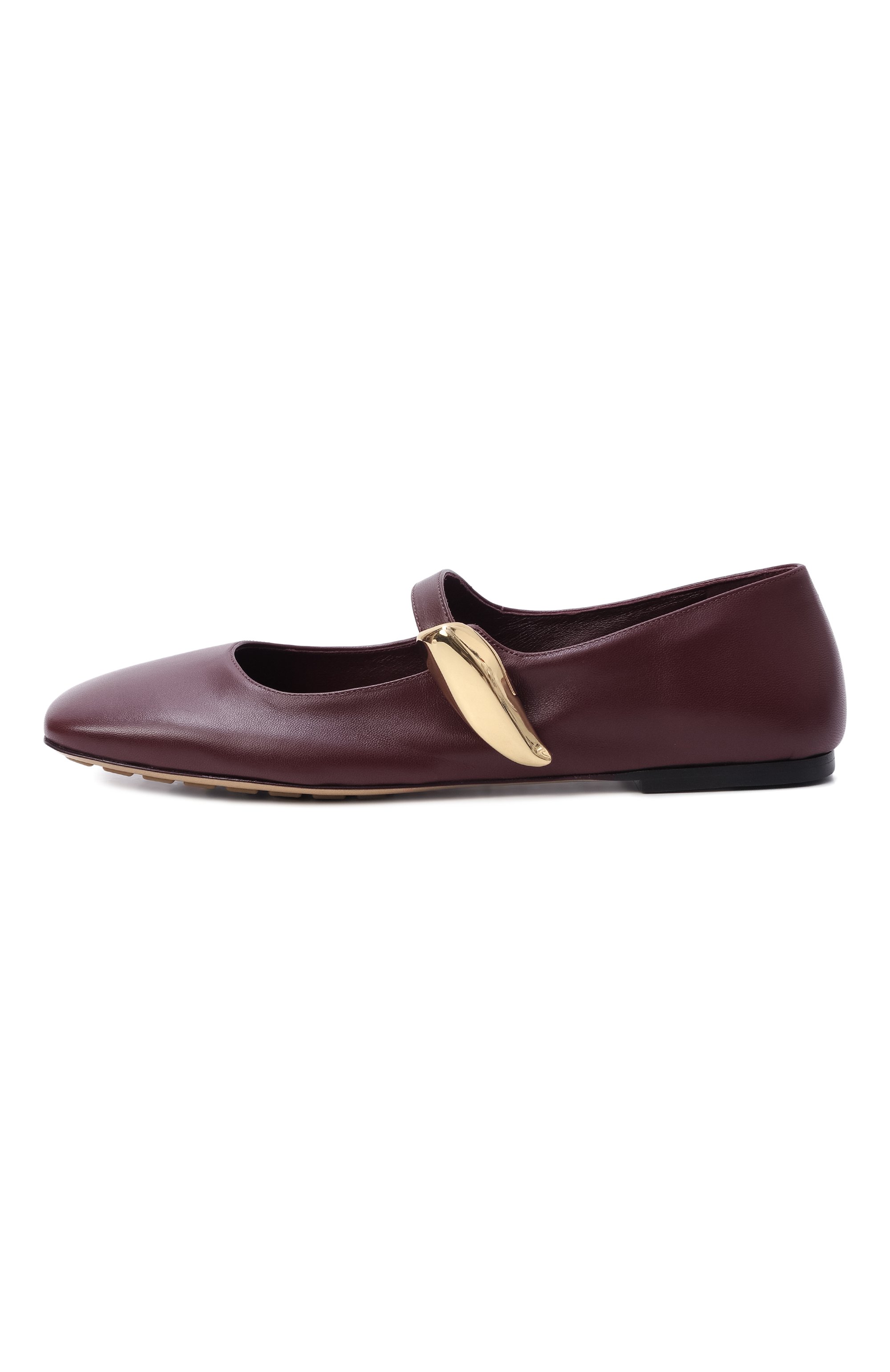 Кожаные балетки charlotte mary-jane BOTTEGA VENETA, арт. 868211/VBSD0, фото 4