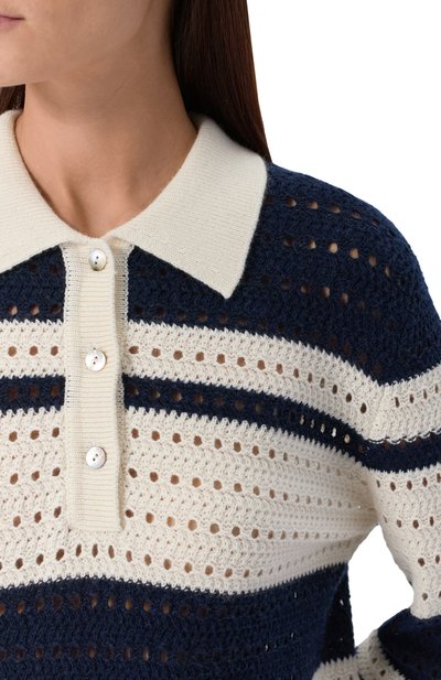 Поло из хлоп�ка и кашемира FTC, арт. 09903-0380, фото 5