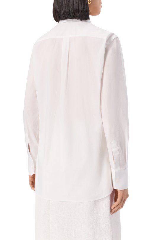 Хлопковая рубашка Dolce & Gabbana F5T32T/FUEAJ Белый  F5T32T/FUEAJ Фото 4