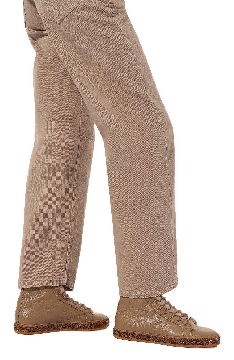 Кожаные кеды andrea LE SILLA, арт. 1623Y020M1LLBUK, фото 3