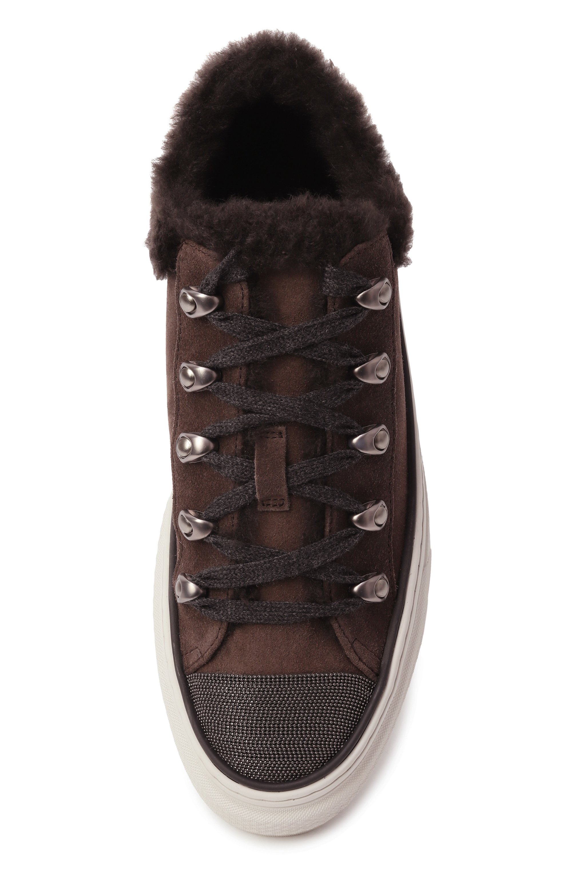 Замшевые кеды BRUNELLO CUCINELLI, арт. MZSFG3131, фото 6