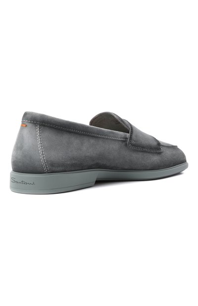 Замшевые монки malibu SANTONI, арт. MGAG19006FIASEAA, фото 4