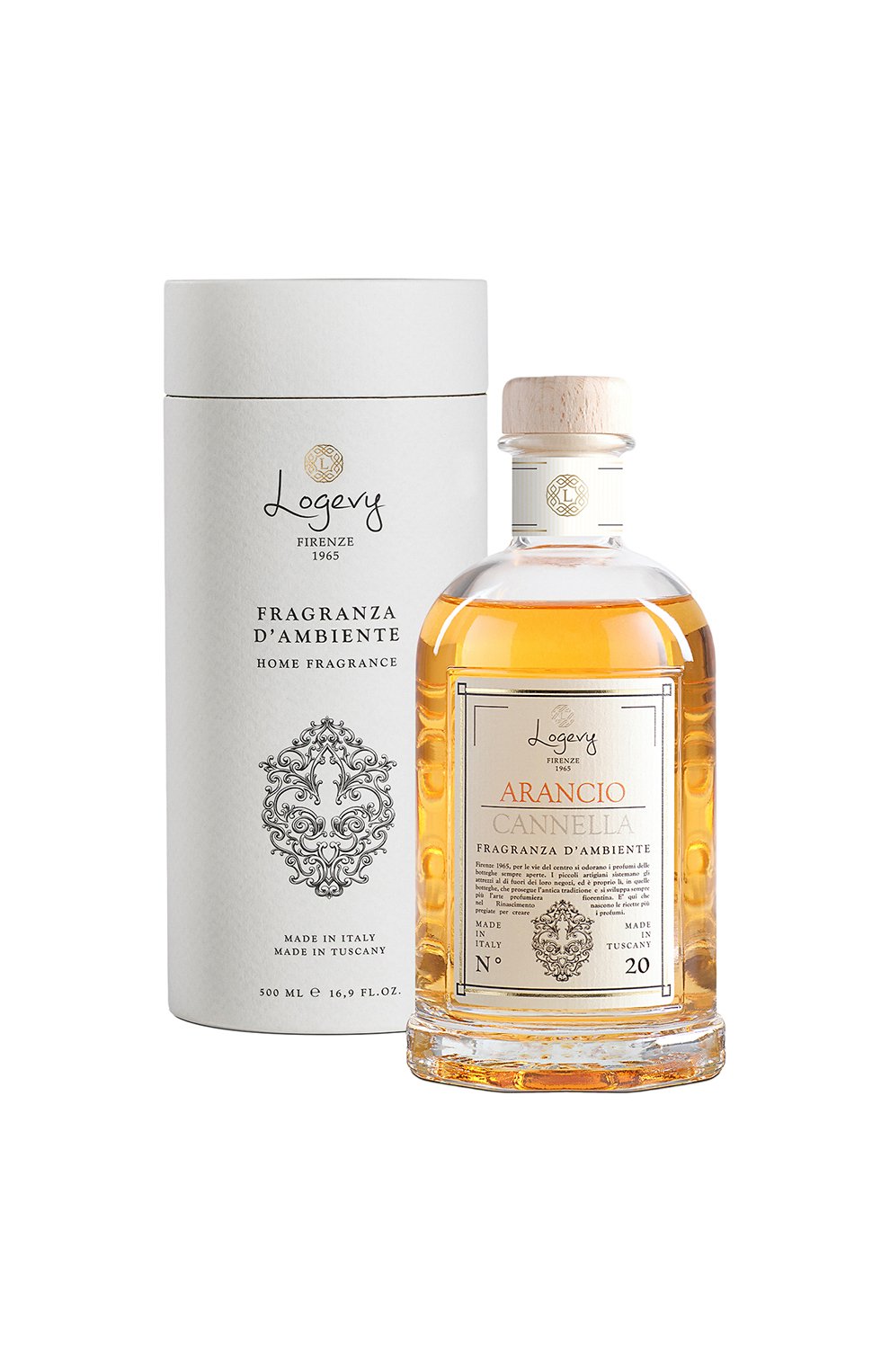 Диффузор aranico cannela / "апельсин & корица" (500ml) LOGEVY FIRENZE 1965 бесцветного цвета по цене 15000 руб., арт. 8050519371834, фото 4 Диффузор aranico cannela / "апельсин & корица" (500ml) LOGEVY FIRENZE 1965, арт. 8050519371834, фото 4