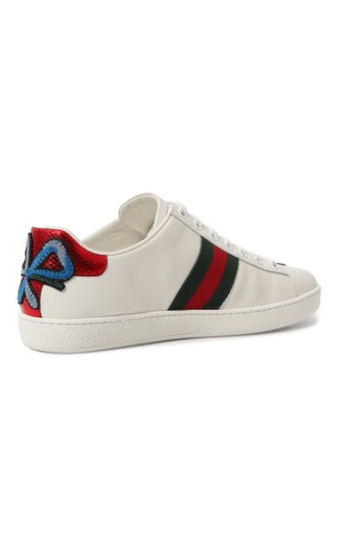 Кожаные кеды ace GUCCI, арт. 431917 A38G0, фото 5