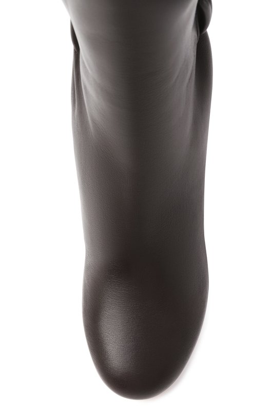 Кожаные сапоги Jannette 70 Ferragamo 01K643/786 Коричневый  01K643/786 Фото 6