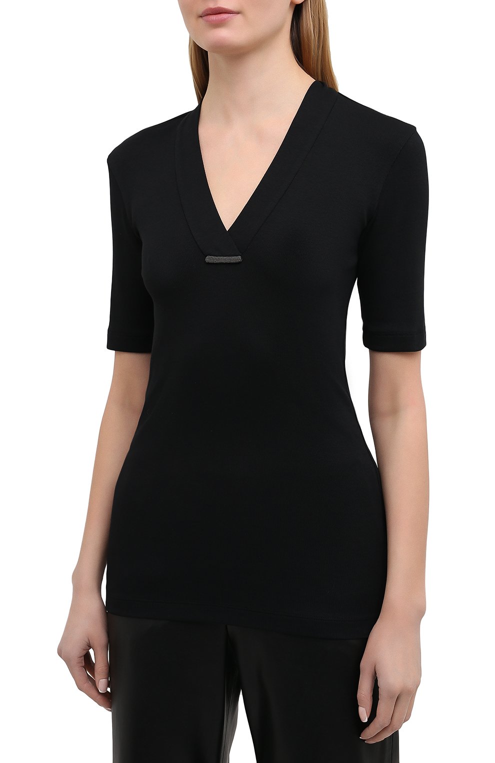 Хлопковая футболка BRUNELLO CUCINELLI, арт. M0TC8BJ422, фото 3