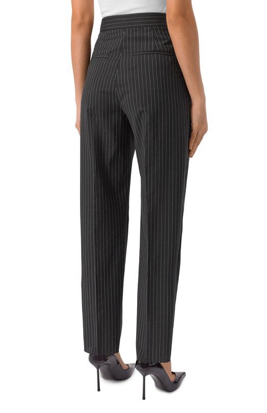 Шерстяные брюки Max Mara SESAM0 Чёрный  SESAM0 Фото 4