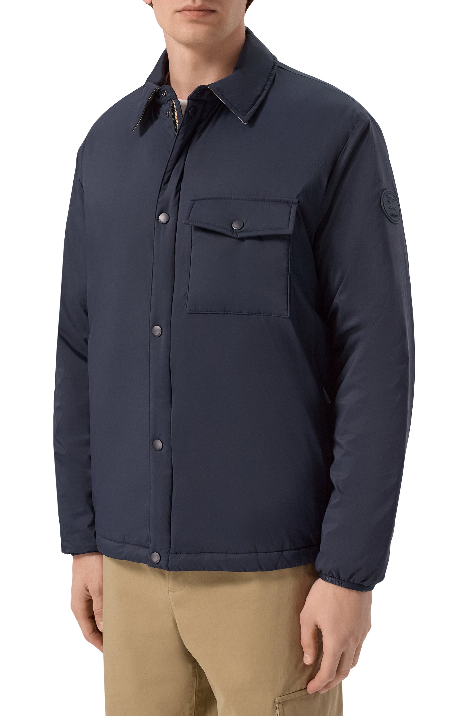 Утепленная куртка-рубашка BURBERRY, арт. 8126843, фото 3