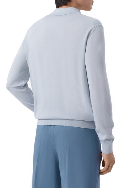 Поло из шелка и хлопка 12 STOREEZ, арт. 136309, фото 4