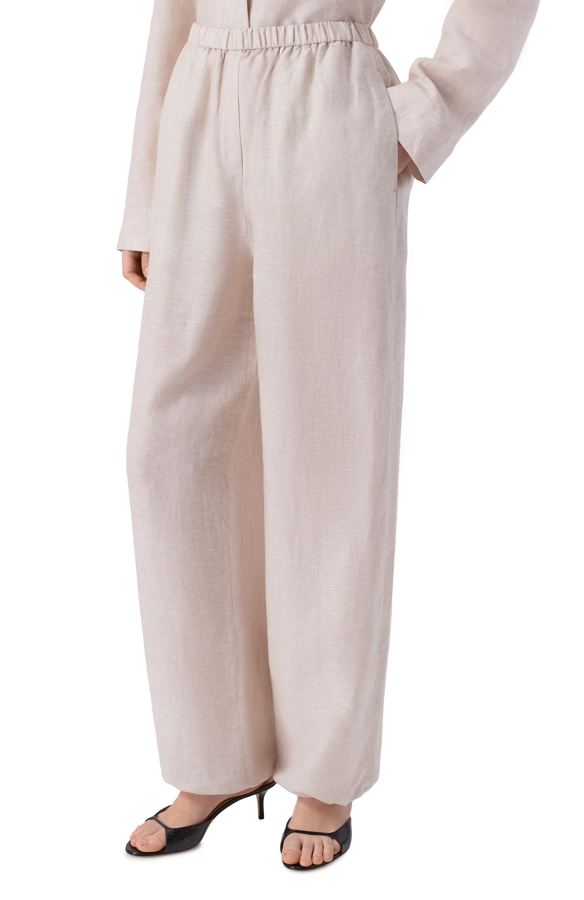 Льняные брюки 12 STOREEZ, арт. 137460, фото 3