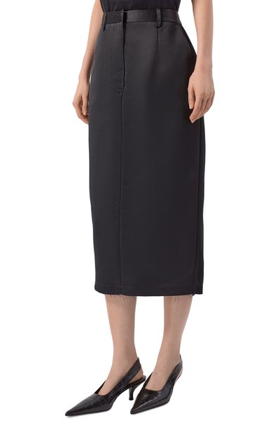 Атласная юбка CO черного цвета по цене 89950 руб., арт. 3245MBPD-PS26, фото 3 Атласная юбка CO, арт. 3245MBPD-PS26, фото 3