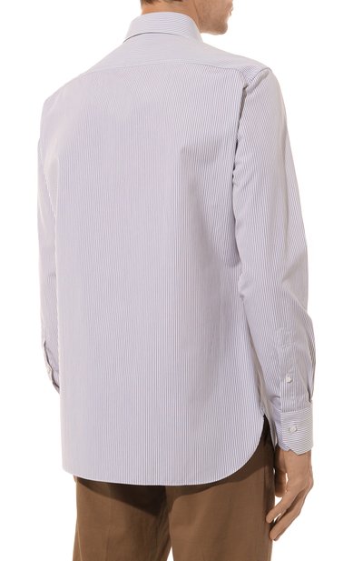 Хлопковая рубашка ZEGNA, арт. 701049A7/9MS0BA, фото 4