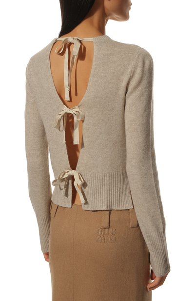 Пуловер из шерсти и кашемира MIU MIU, арт. MML495-1ZJF-F0036, фото 4