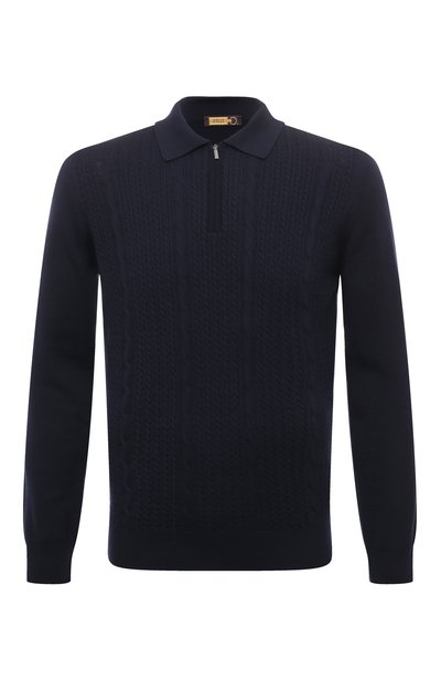 Мужская поло из шерсти и шелка ZILLI, арт. KZP001M0230VBS000