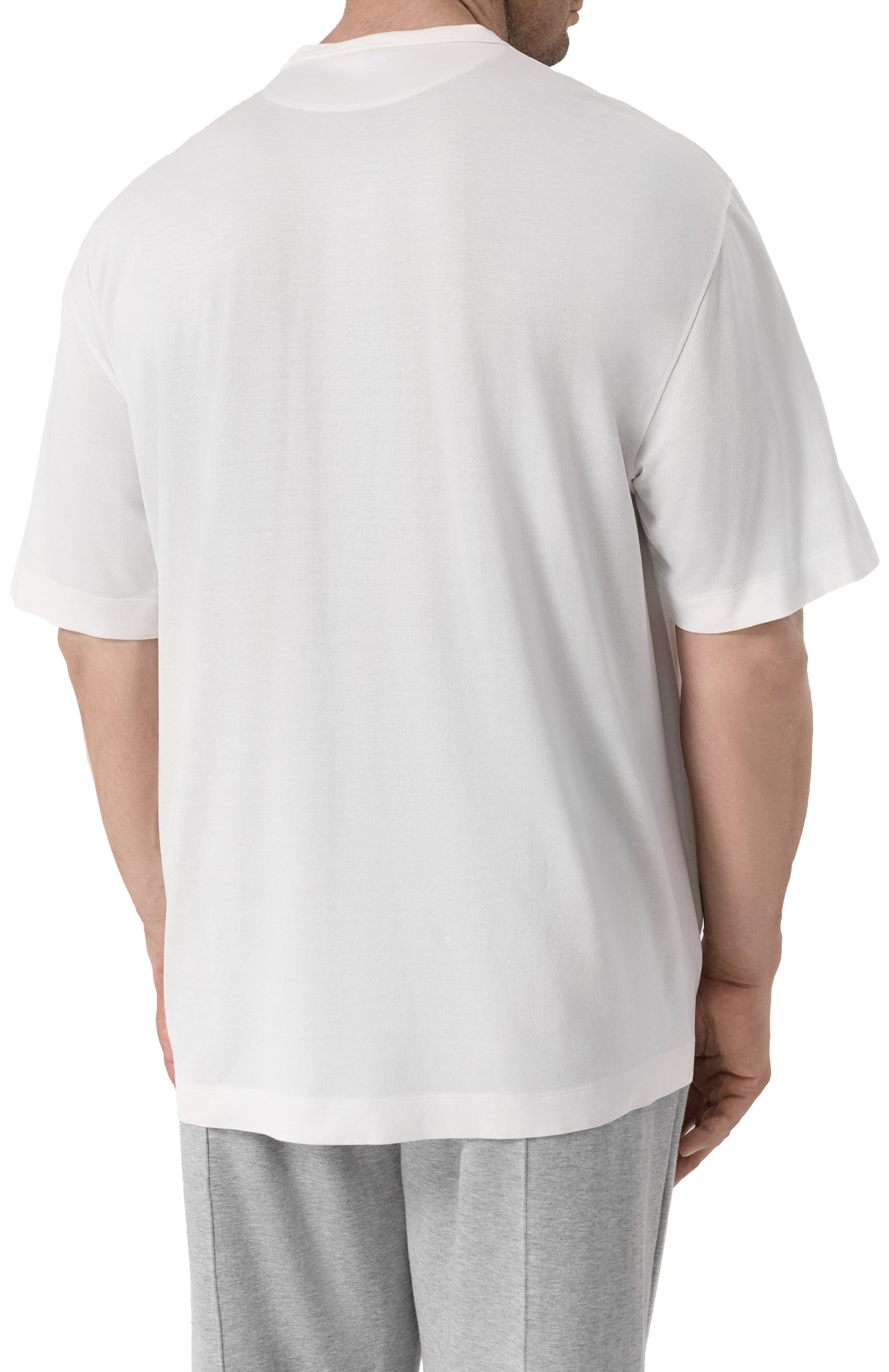 Футболка из хлопка и шелка CORTIGIANI, арт. 2A6630, фото 4