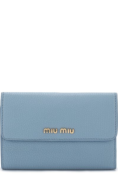 Кожаны й кошелек с клапаном MIU MIU, арт. 5ML014-2BJI-F0386, фото 1