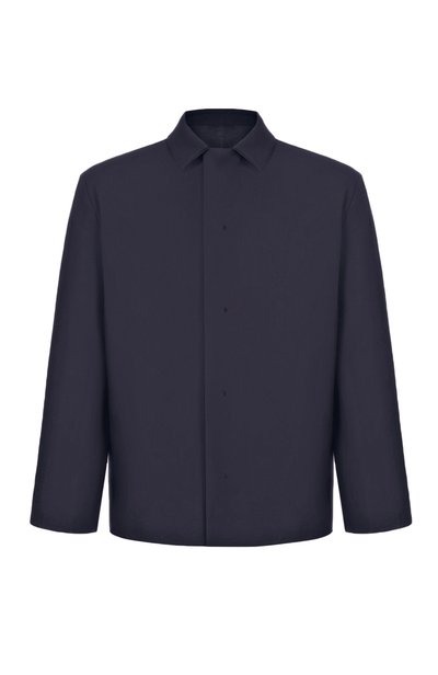 Мужская шерстяная куртка-рубашка KITON, арт. UGK138K0254L