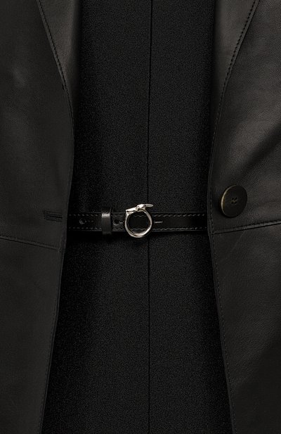 Кожаный ремень TRUSSARDI черного цвета по цене 8995 руб., арт. 75L00187-9Y099995, фото 2 Кожаный ремень TRUSSARDI, арт. 75L00187-9Y099995, фото 2