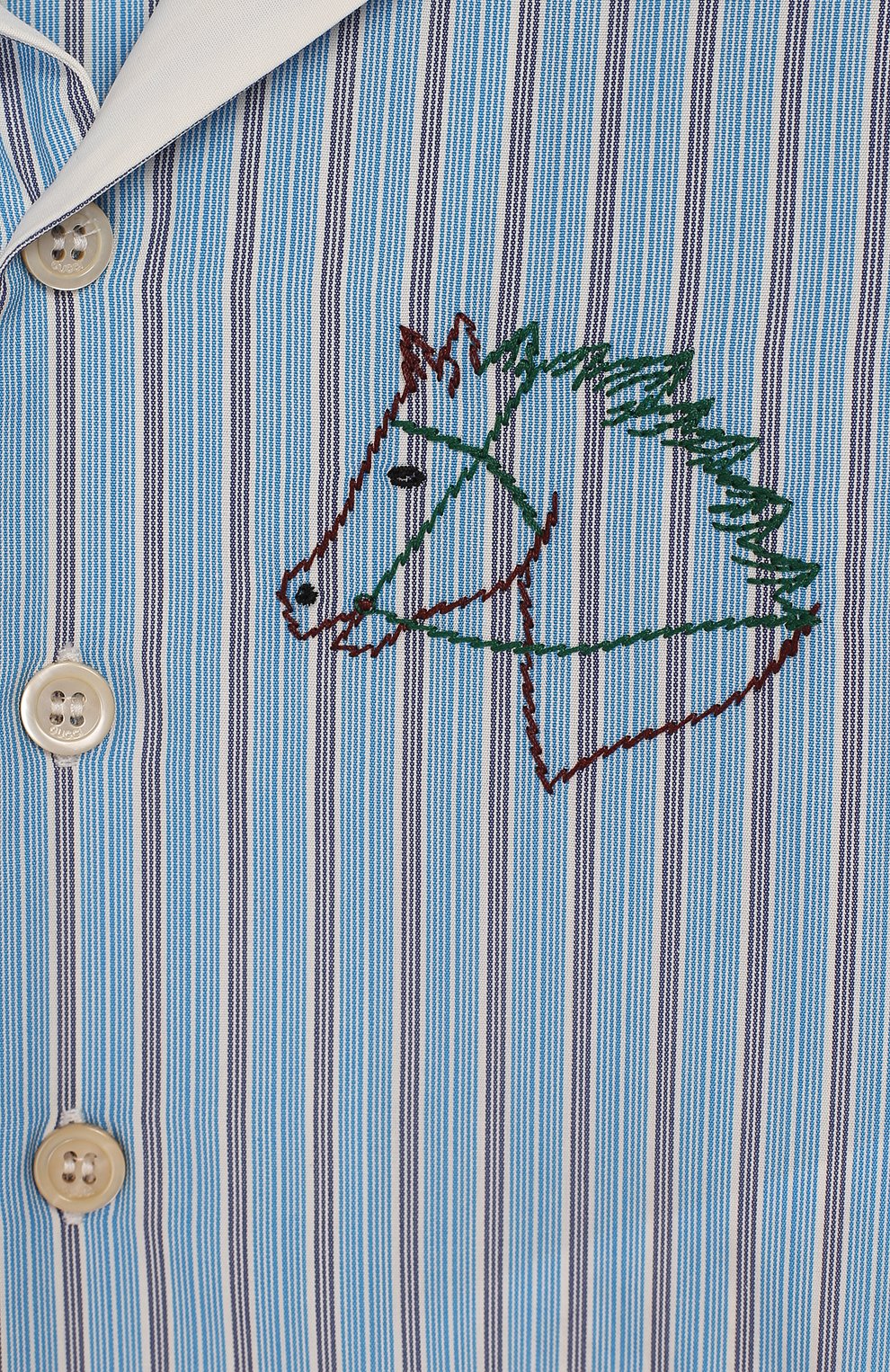 Хлопковая рубашка GUCCI, арт. 591650/XWAHQ, фото 3