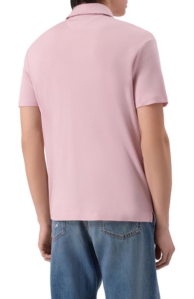 Поло из хлопка и лиоцелла PAUL&SHARK, арт. 26411253_001, фото 4