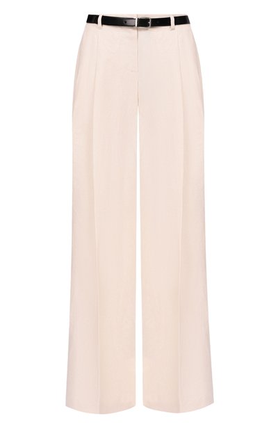 Женские брюки из хлопка и льна DOLCE & GABBANA, арт. FTDMIT/FUTDJ