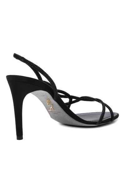 Текстильные босоножки braid 80 RENE CAOVILLA, арт. C12472-080/R001, фото 5