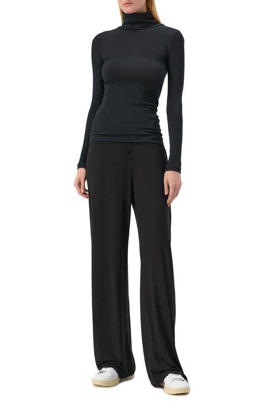 Водолазка из шерсти и шелка Zimmerli 370-2947 Чёрный  370-2947 Фото 2