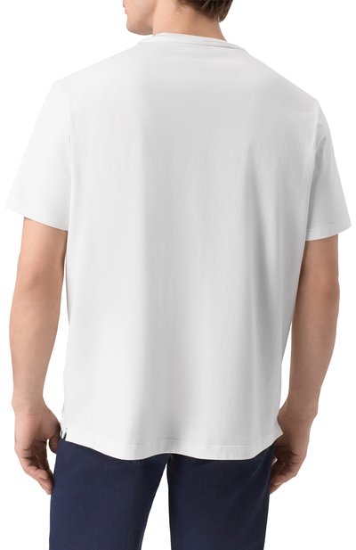 Хлопковая футболка PAUL&SHARK, арт. 26411039_001, фото 4