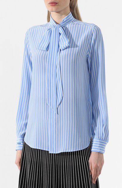 Шелковая блузка POLO RALPH LAUREN, арт. 211746607, фото 3