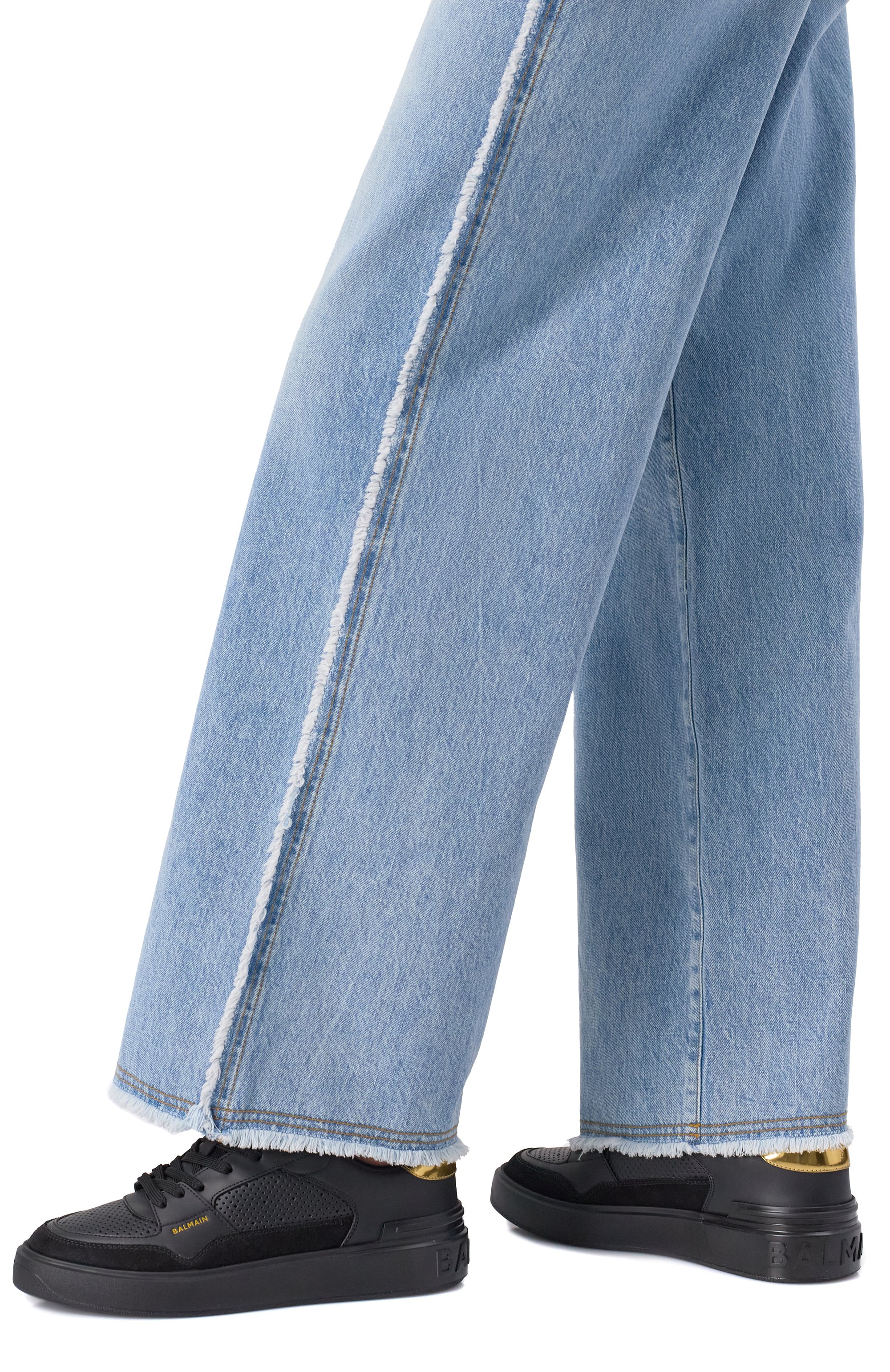 Кожаные кеды b-court BALMAIN, арт. DN0VI727/LBS0, фото 3