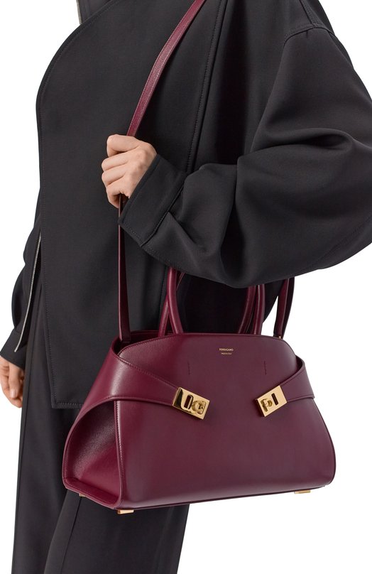 Сумка Hug medium Ferragamo 215608/789 Бордовый  215608/789 Фото 2