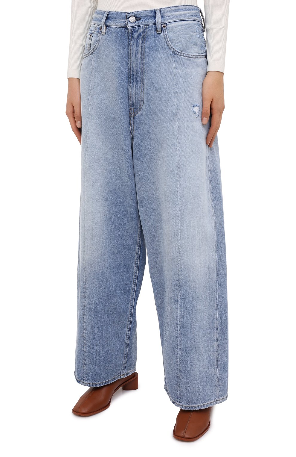 Джинсы ACNE STUDIOS голубого цвета по цене 31750 руб., арт. A00237, фото 3 Джинсы ACNE STUDIOS, арт. A00237, фото 3