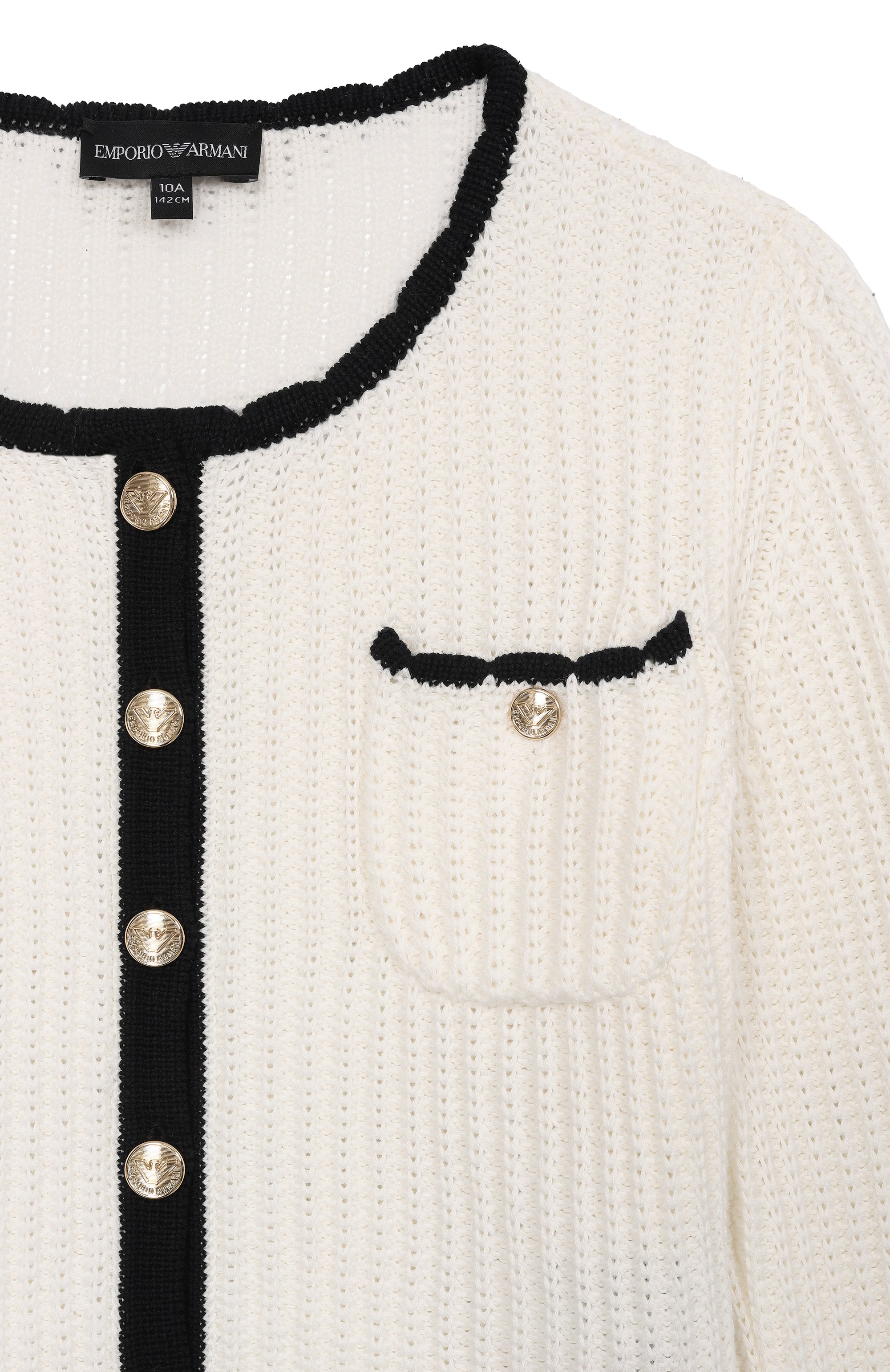 Хлопковый кардиган EMPORIO ARMANI, арт. EG000752/AF22776, фото 3