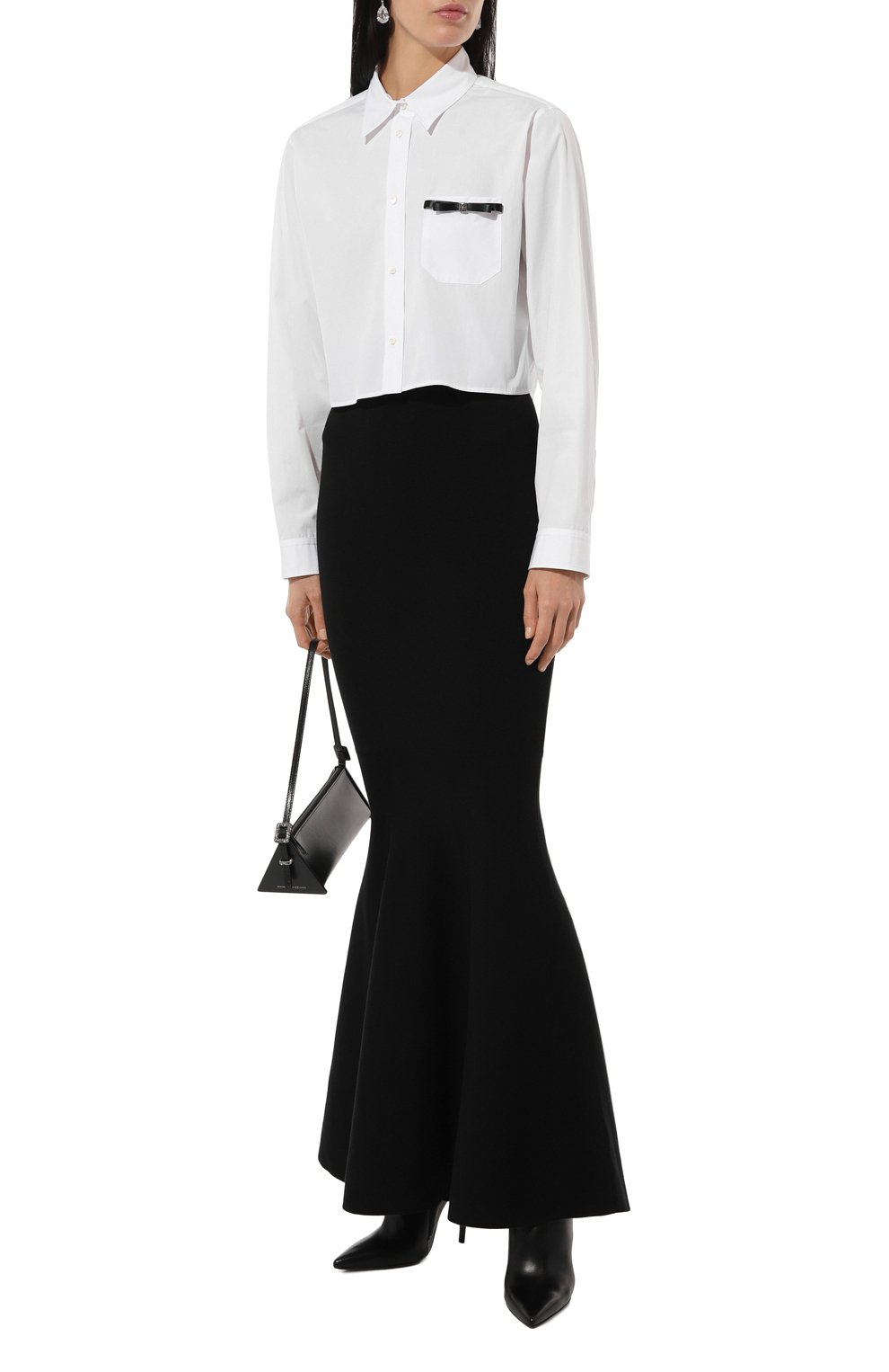 Хлопковая рубашка GIVENCHY, арт. BW61AU14V8, фото 2