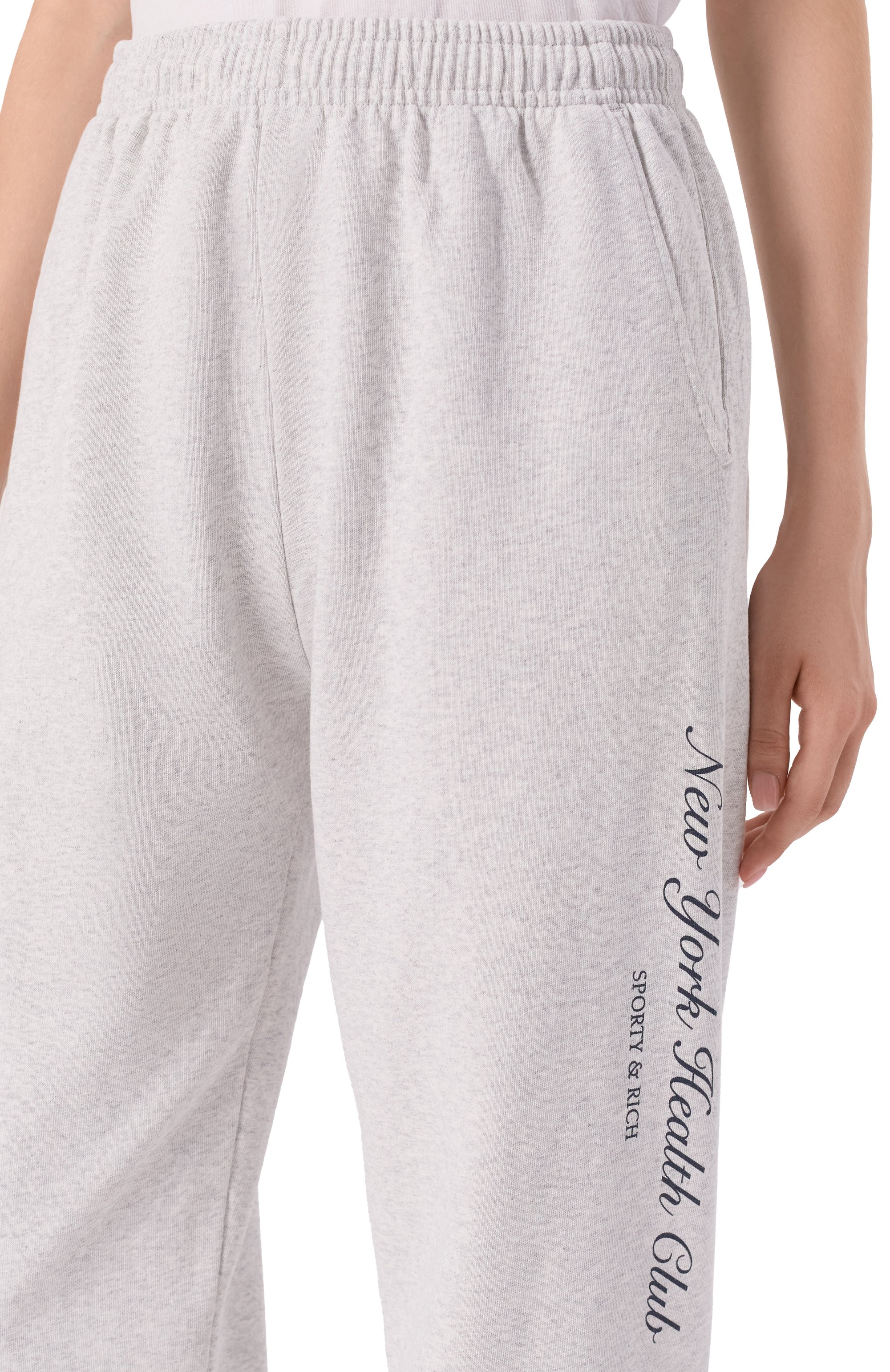 Хлопковые джоггеры SPORTY AND RICH, арт. PA036602043GY03, фото 5